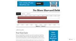 Desktop Screenshot of nomoreharvarddebt.com